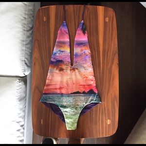 Water glamour one piece swimsuit NEW